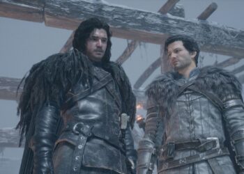 Jon Snow and the playable hero in Game of Thrones: Kingsroad