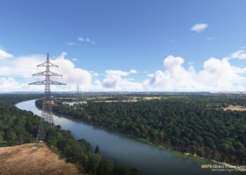 Microsoft Flight Simulator Global Power Lines