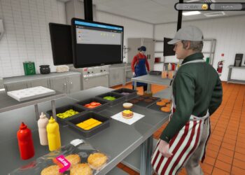 burger station in Fast Food Simulator