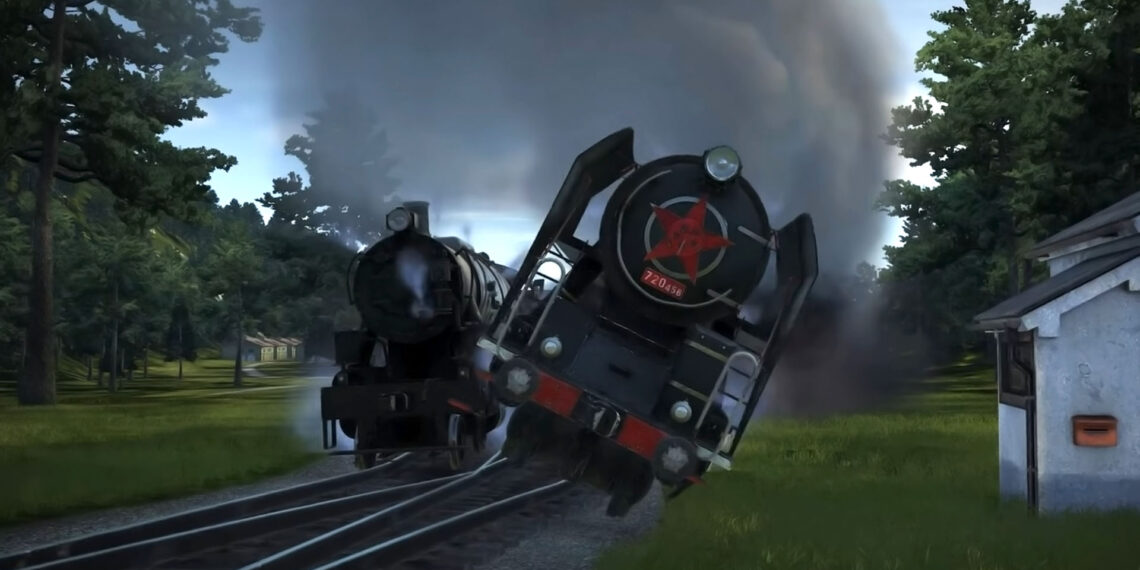 Korea: IL-2 Series Train Crash