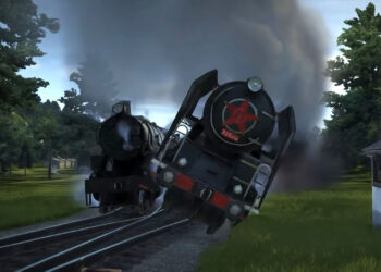 Korea: IL-2 Series Train Crash