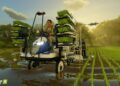 harvesting rice in Farming Simulator 25