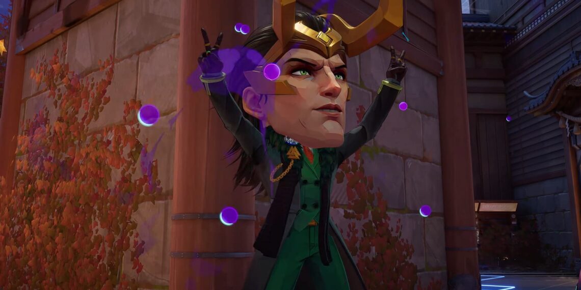 Giant Head Loki in Marvel Rivals