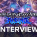 Granblue Fantasy Versus: Rising key art with logo and "Interview" lettering