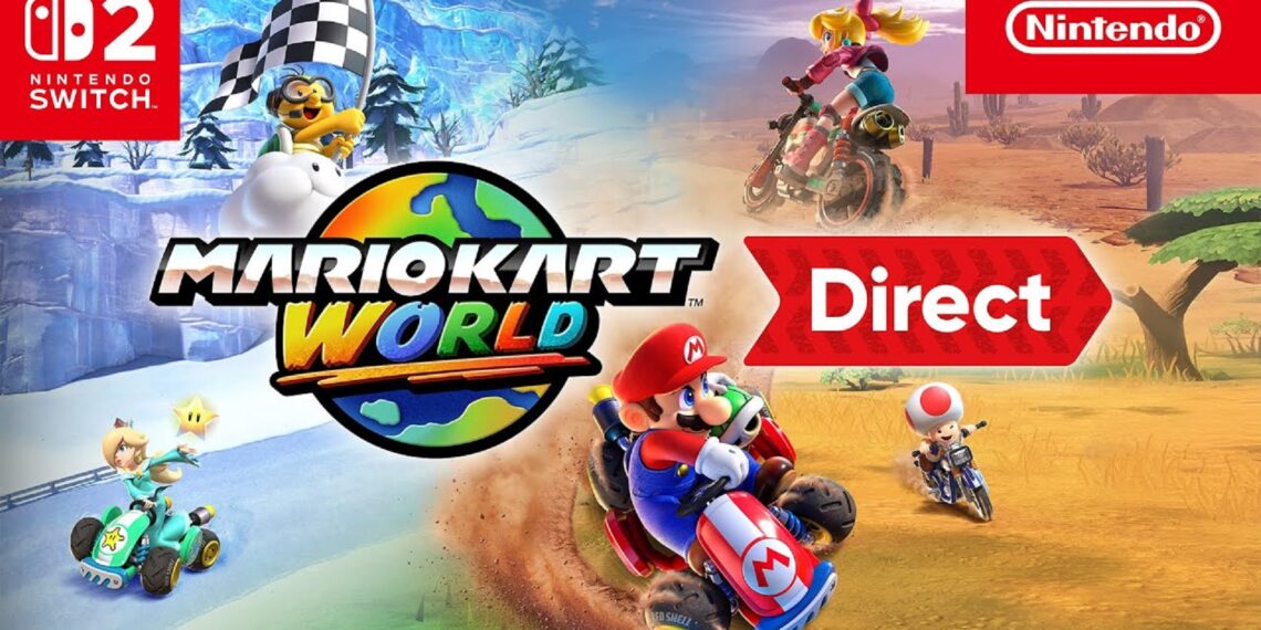 Mario Kart World Direct Announced for Tomorrow