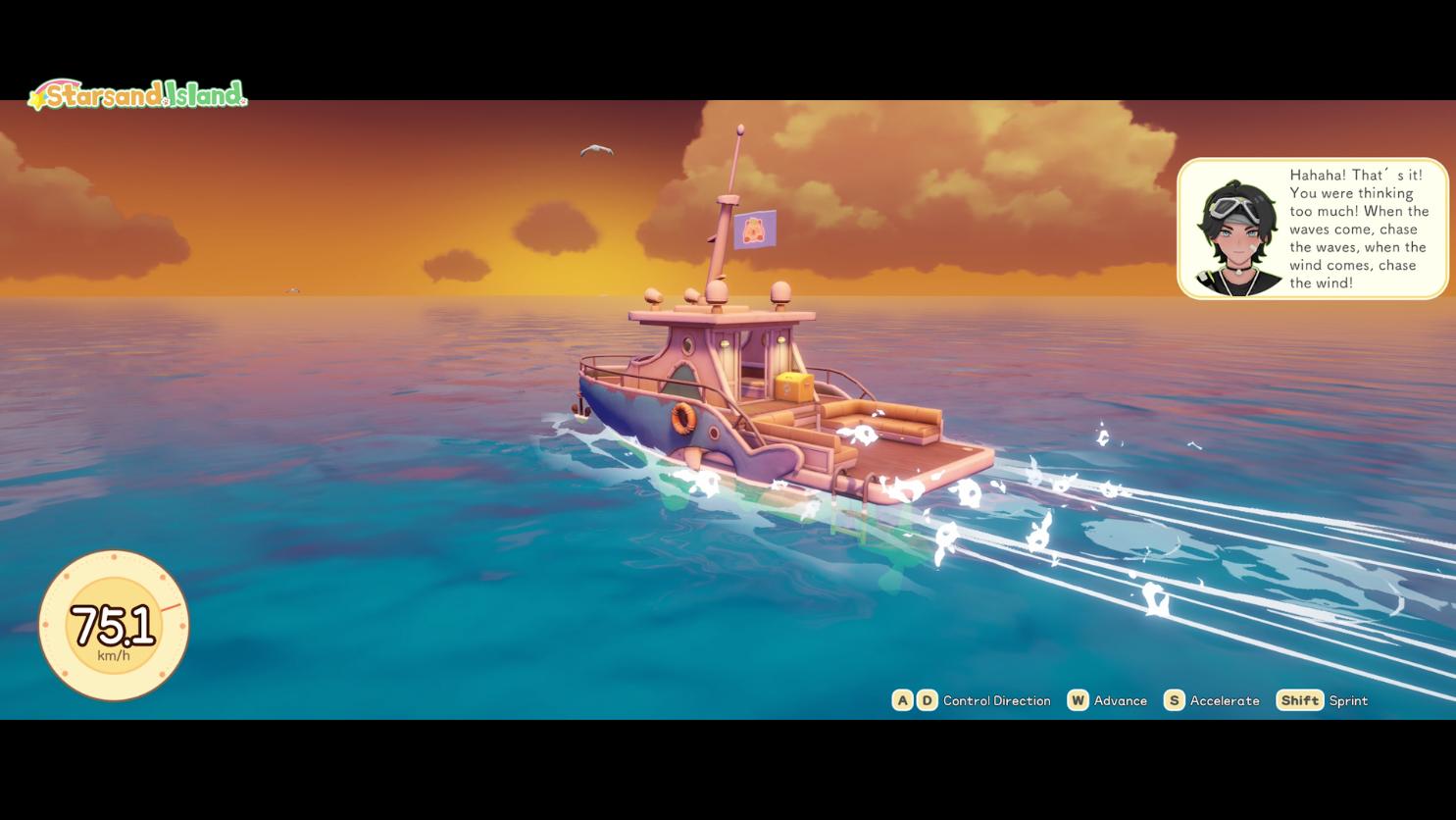 boating Starsand Island