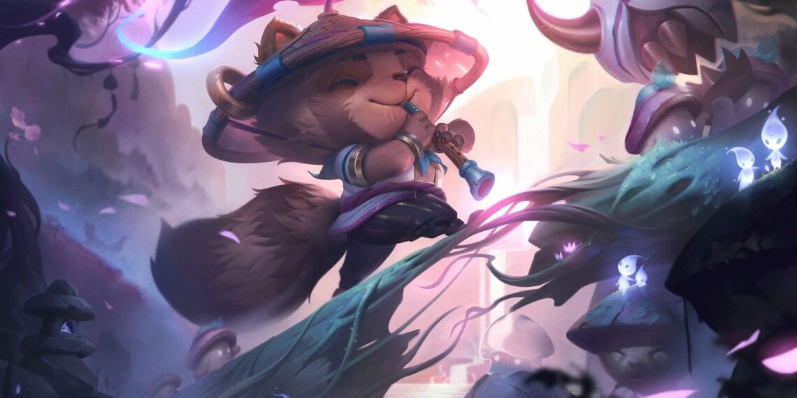 splash art Spirit Blossom Teemo