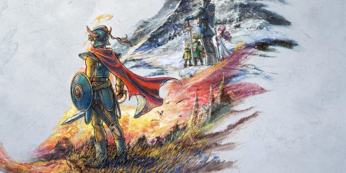 key art for Dragon Quest 1 and 2 HD-2D Remake