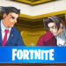 Epic Games versus Apple represented by Phoenix Wright and Miles Edgeworth from Ace Attorney