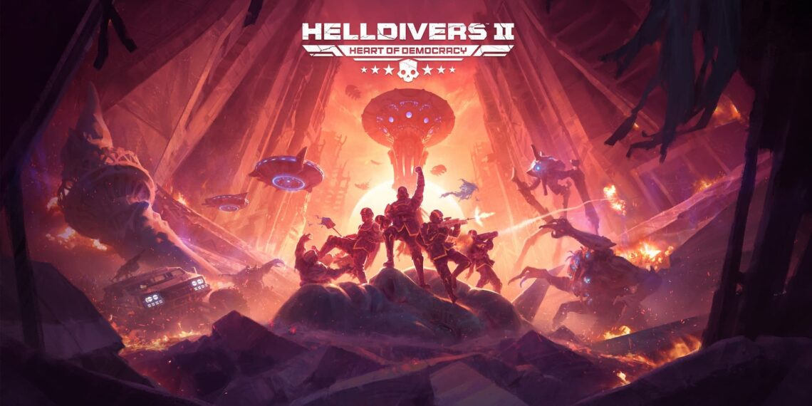key art for Helldivers 2 Heart of Democracy