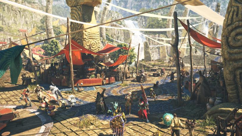 new resting zone Monster Hunter Wilds