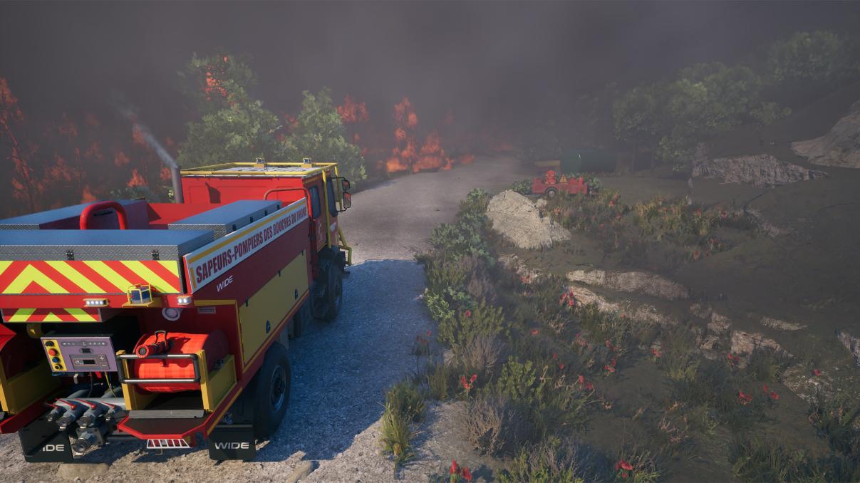 Rescue Ops Wildfire fire engine