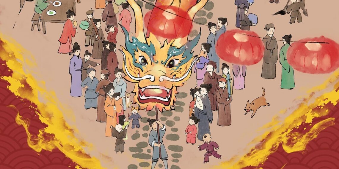Chinese New Year art for House of Legacy