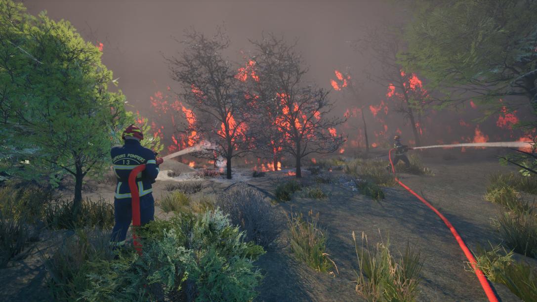 Rescue Ops Wildfire hill