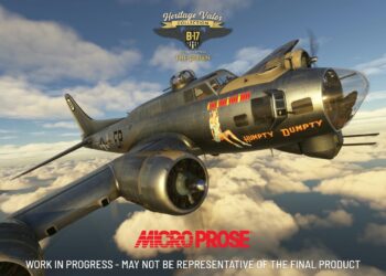 Microsoft Flight Simulator B-17G Flying Fortress