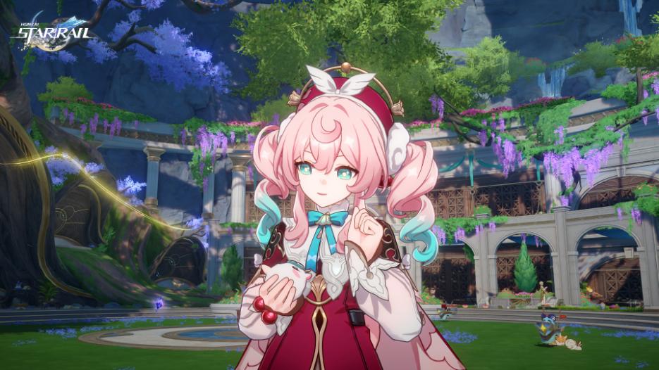 Hyacine out of battle Honkai Star Rail