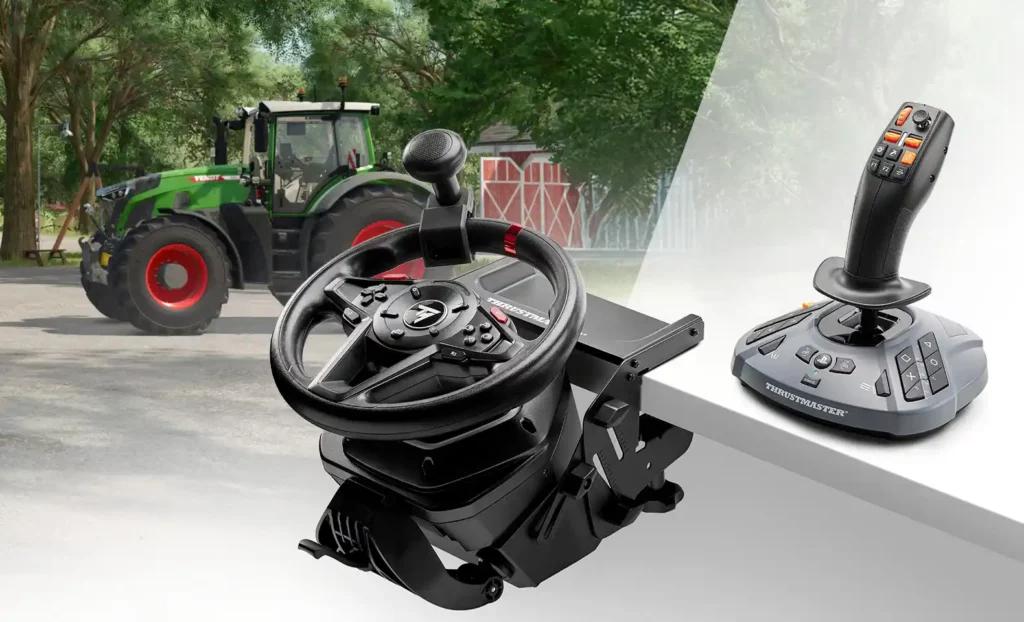 wheel and SimTask FarmStick PlayStation