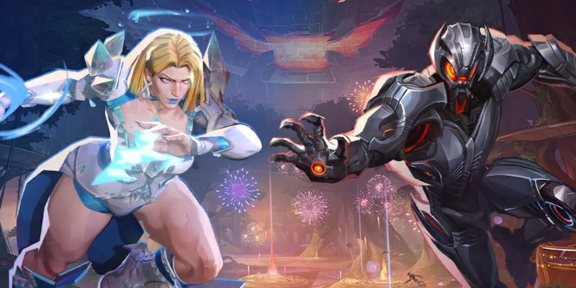 Emma Frost and Ultron in Marvel Rivals art