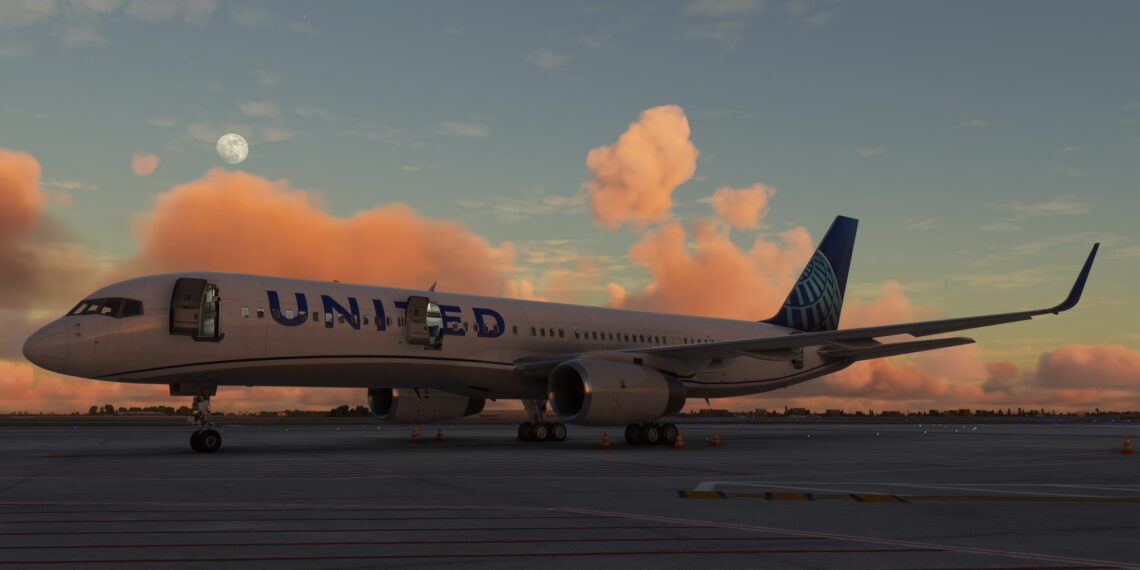 Microoft Flight Simulator 757