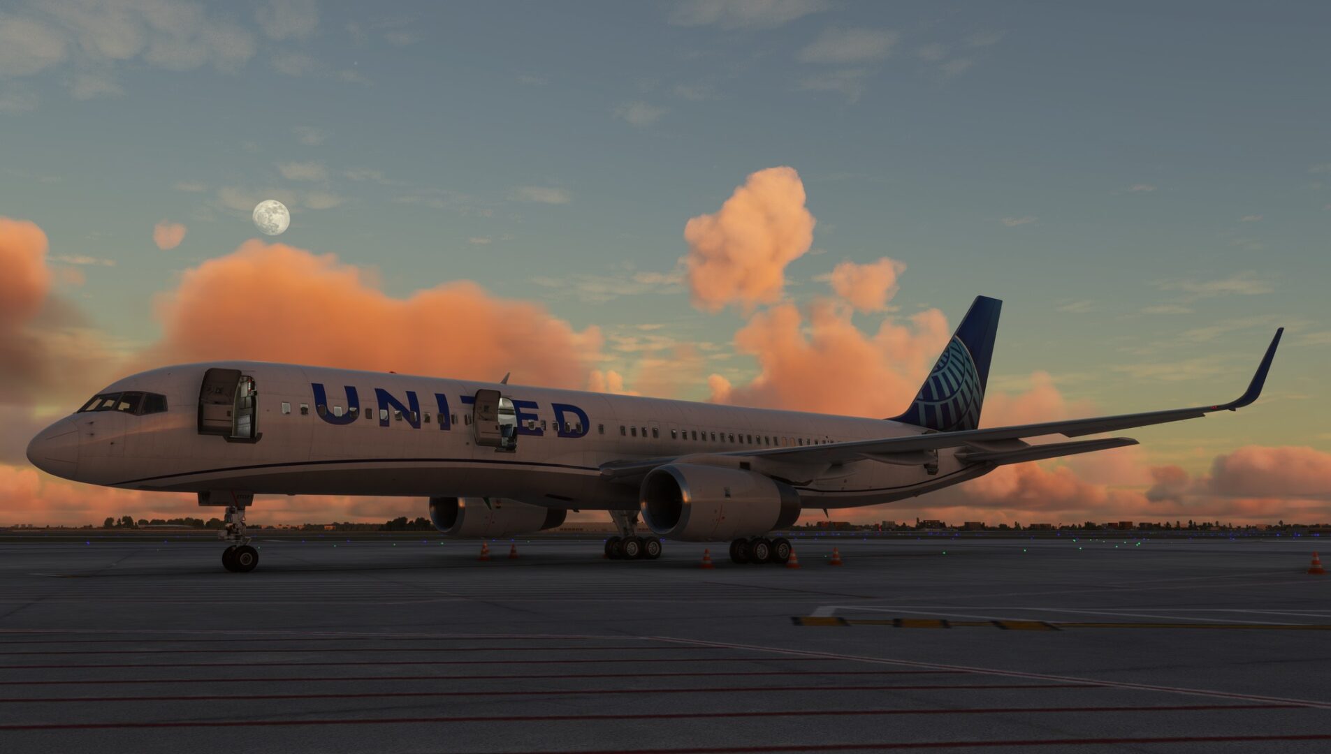 Microoft Flight Simulator 757