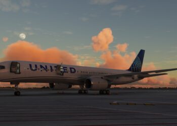 Microoft Flight Simulator 757