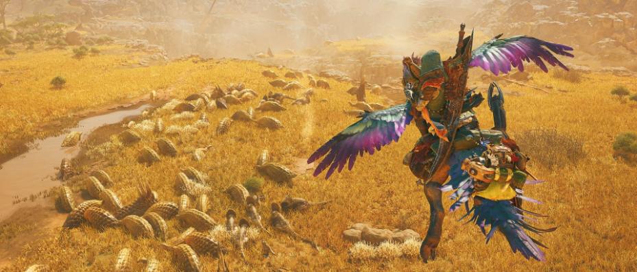 flying in Monster Hunter Wilds