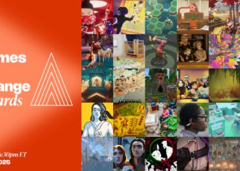 key art for 2025 Games for Change Awards