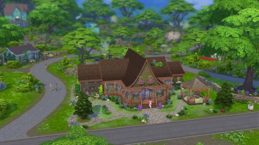 Sims 4 Enchanted by Nature home