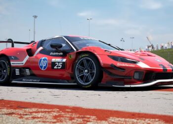 race car 2025 Ferrari HP Esports Series