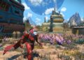 flower fields in No Man's Sky