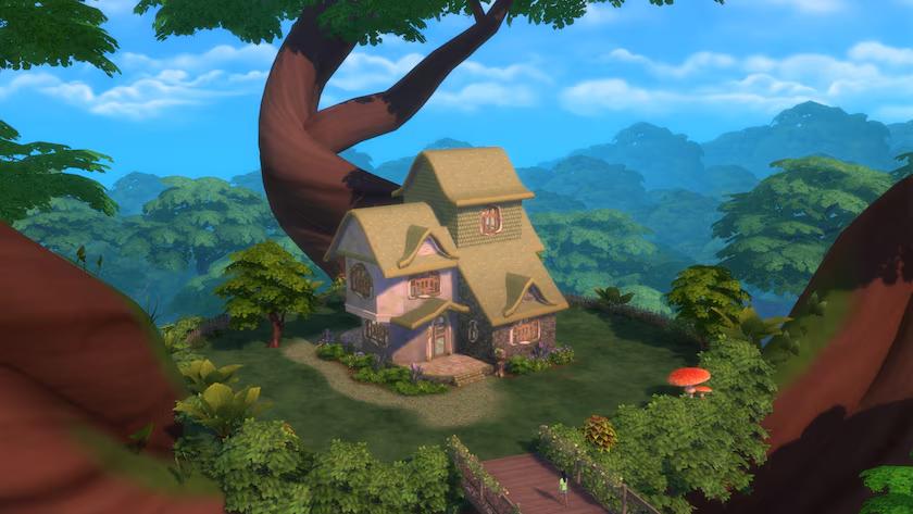 Sims 4 Enchanted by Nature home 2