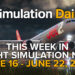 This Week in Flight Simulation News Hero Image with Airbus A321neo for Microsoft Flight Simulator taking off, the Simulation Daily logo, and the title.