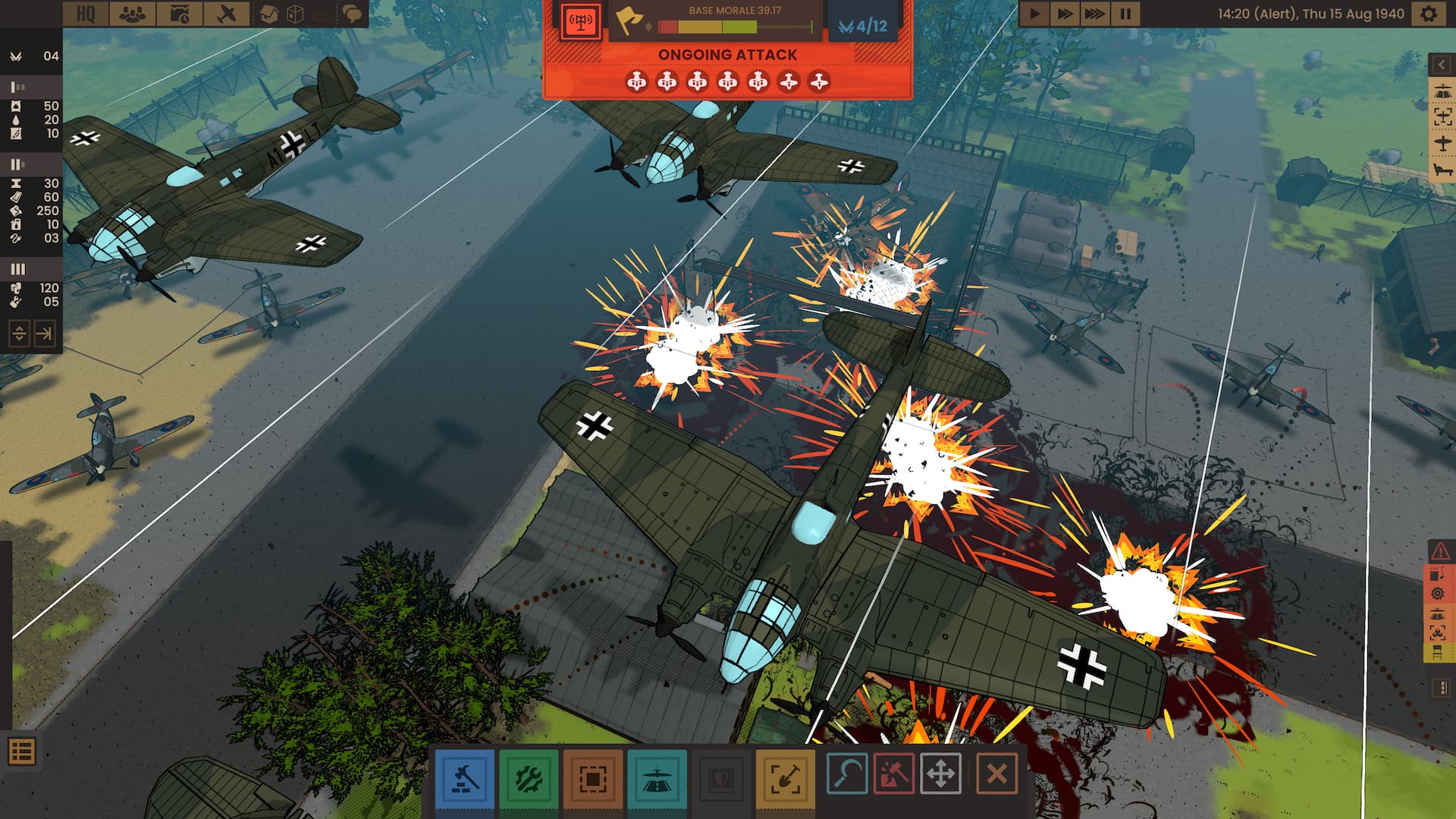 Ground of Aces base attack