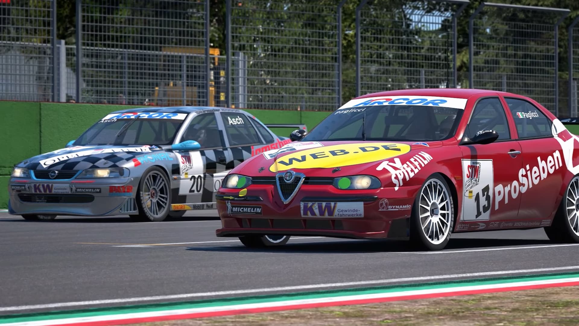 RaceRoom Q2 2025 update Alfa Romeo Opel Vectra