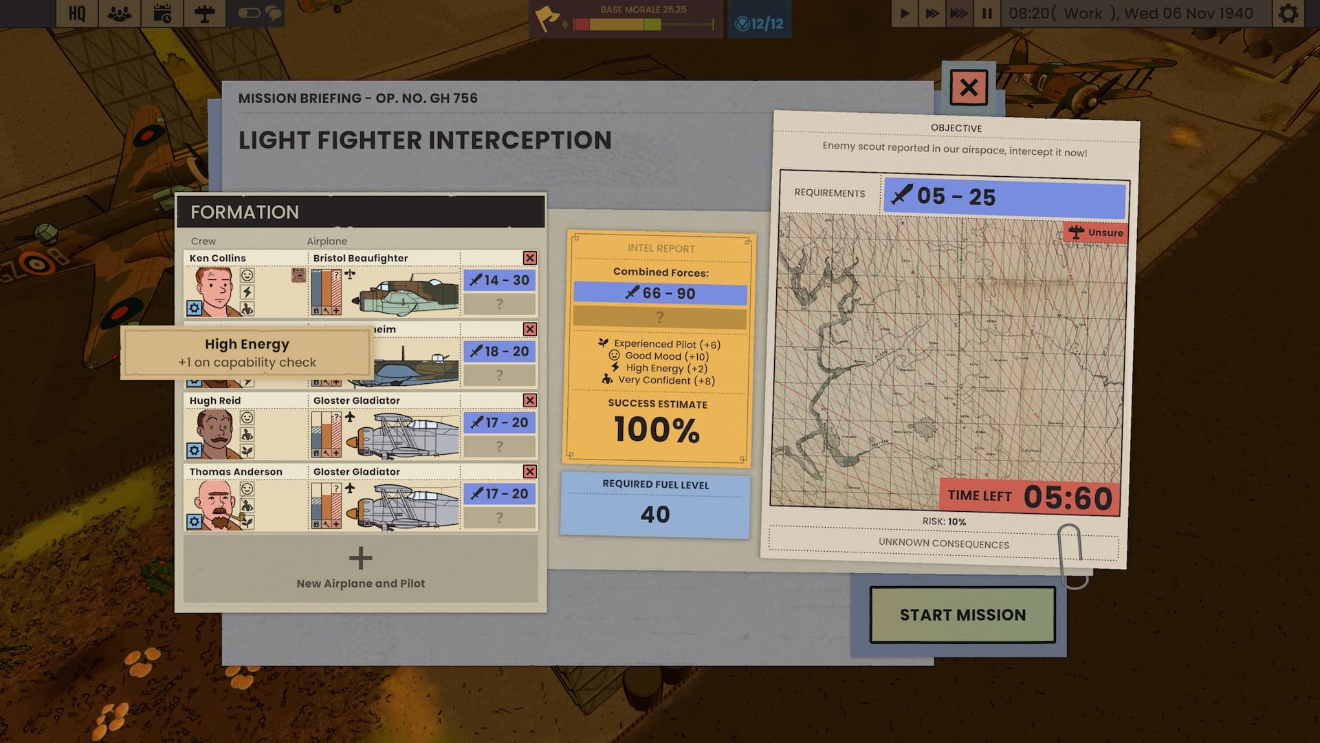 Ground of Aces plane decisions