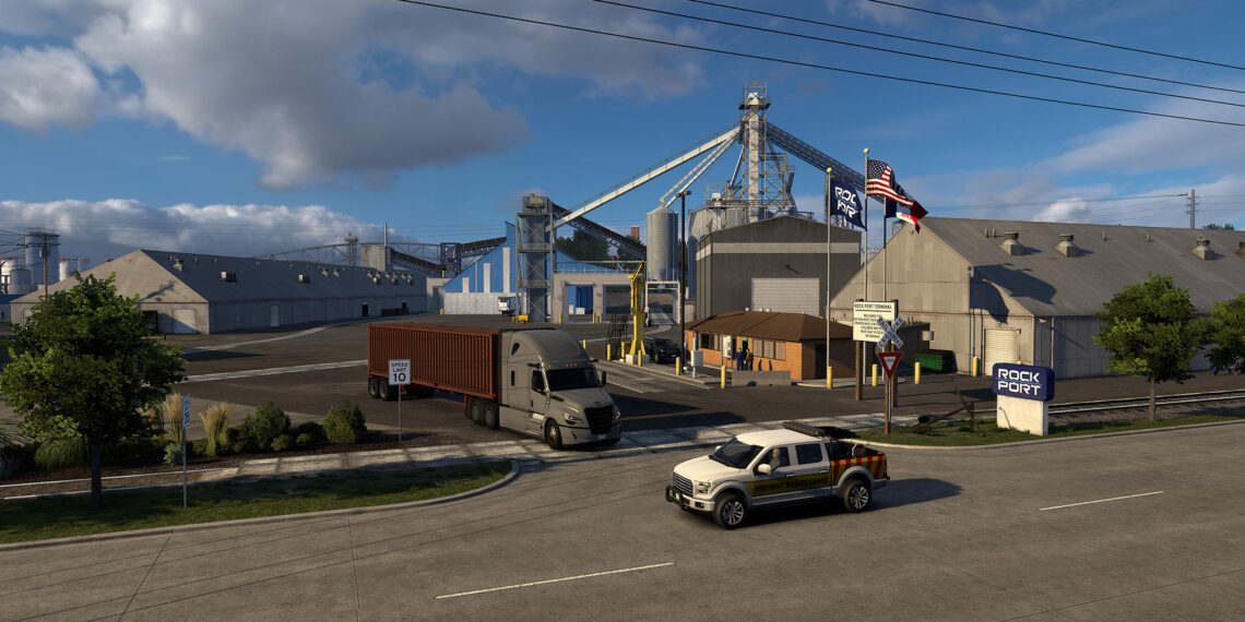 American Truck Simulator 2 Iowa River Ports