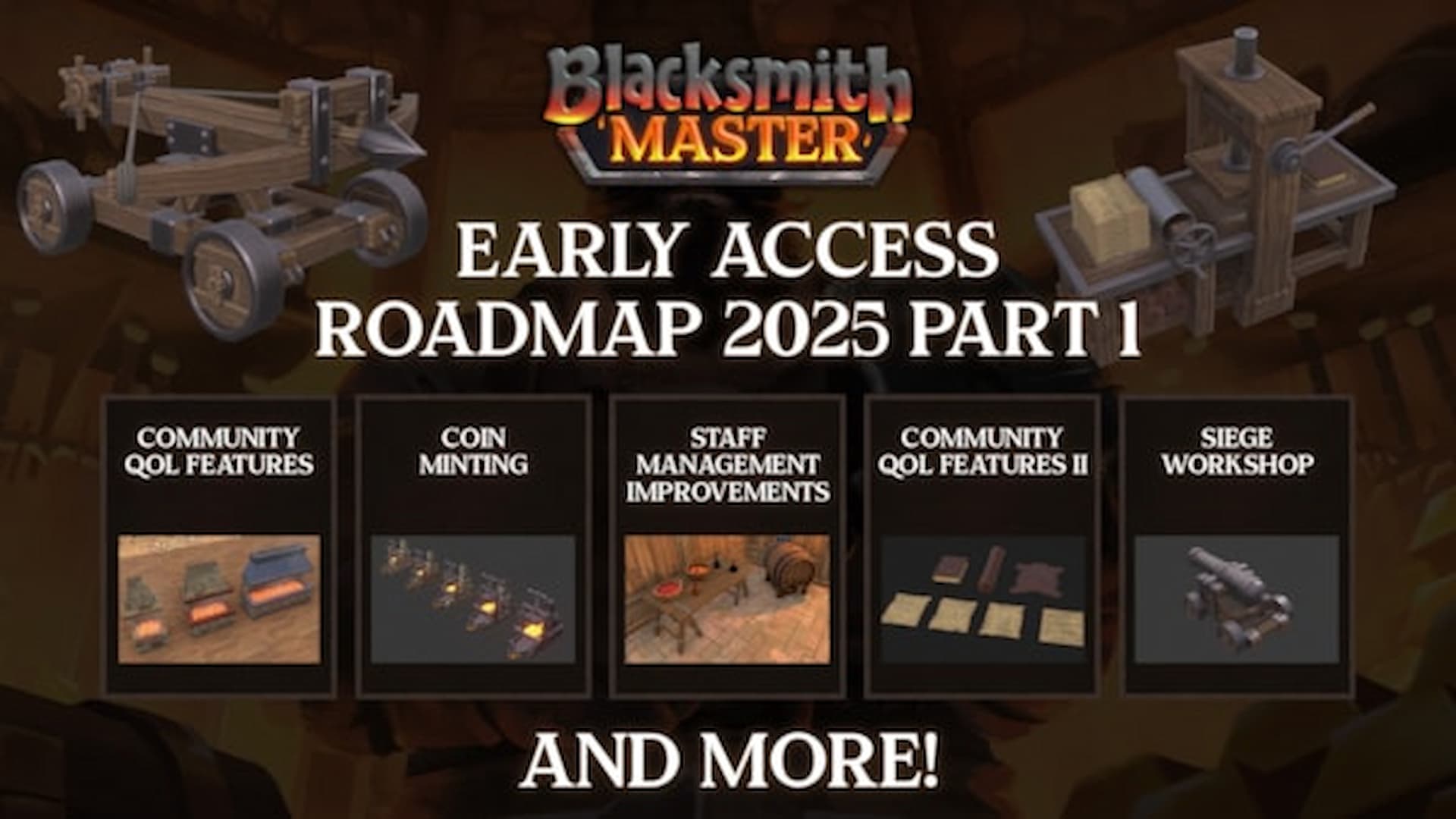 roadmap for Blacksmith Master