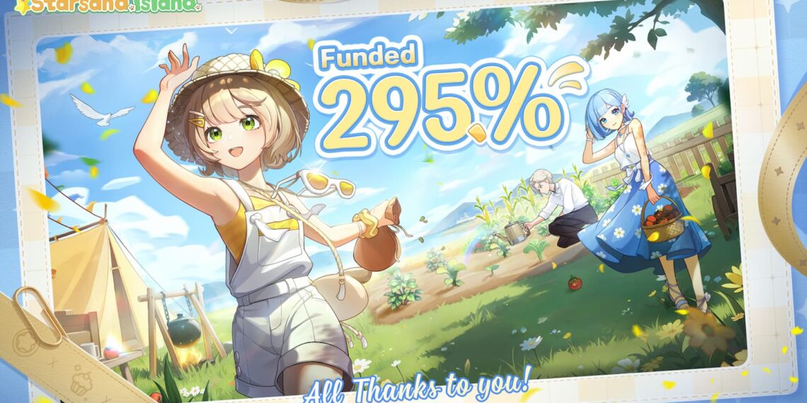 kickstarter funding reached Starsand Island