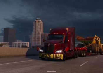 American Truck Simulator Iowa DLC Shows Off Its Heavy & Oversized Loads
