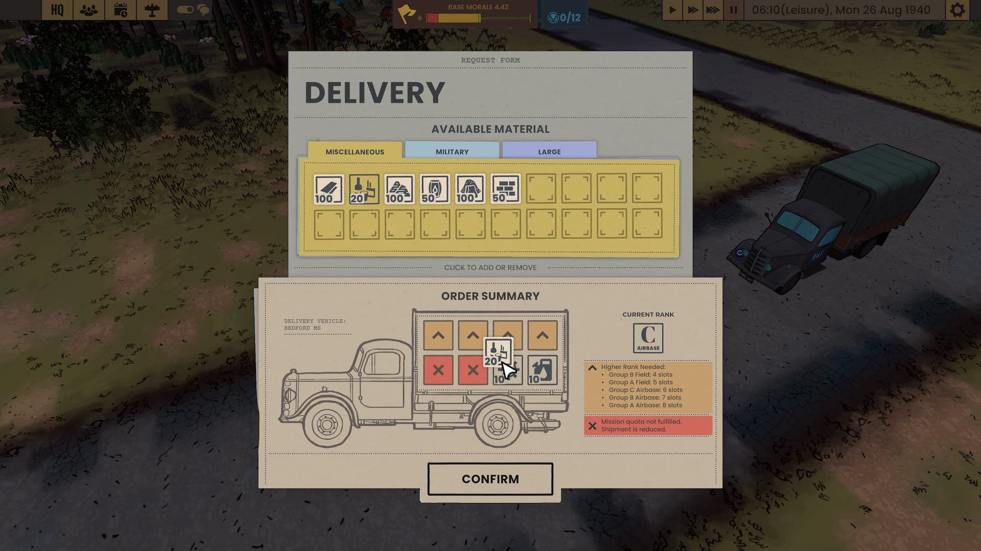 Ground of Aces delivery
