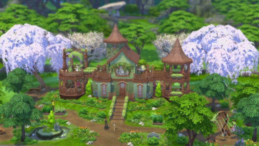 Sims 4 Enchanted by Nature home 4