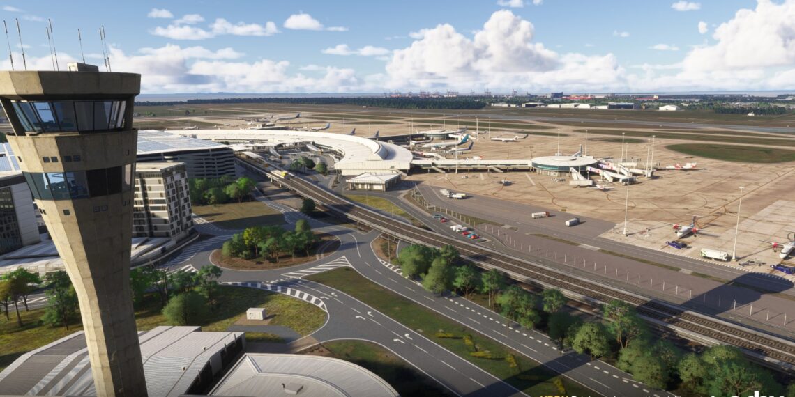 Microsoft Flight Simulator 2024 Brisbane Airport