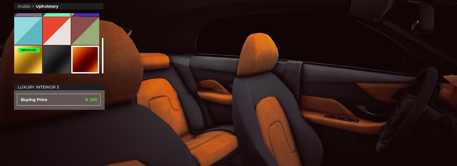 Taxi Life A City Driving Simulator Luxury Cosmetic Pack interior
