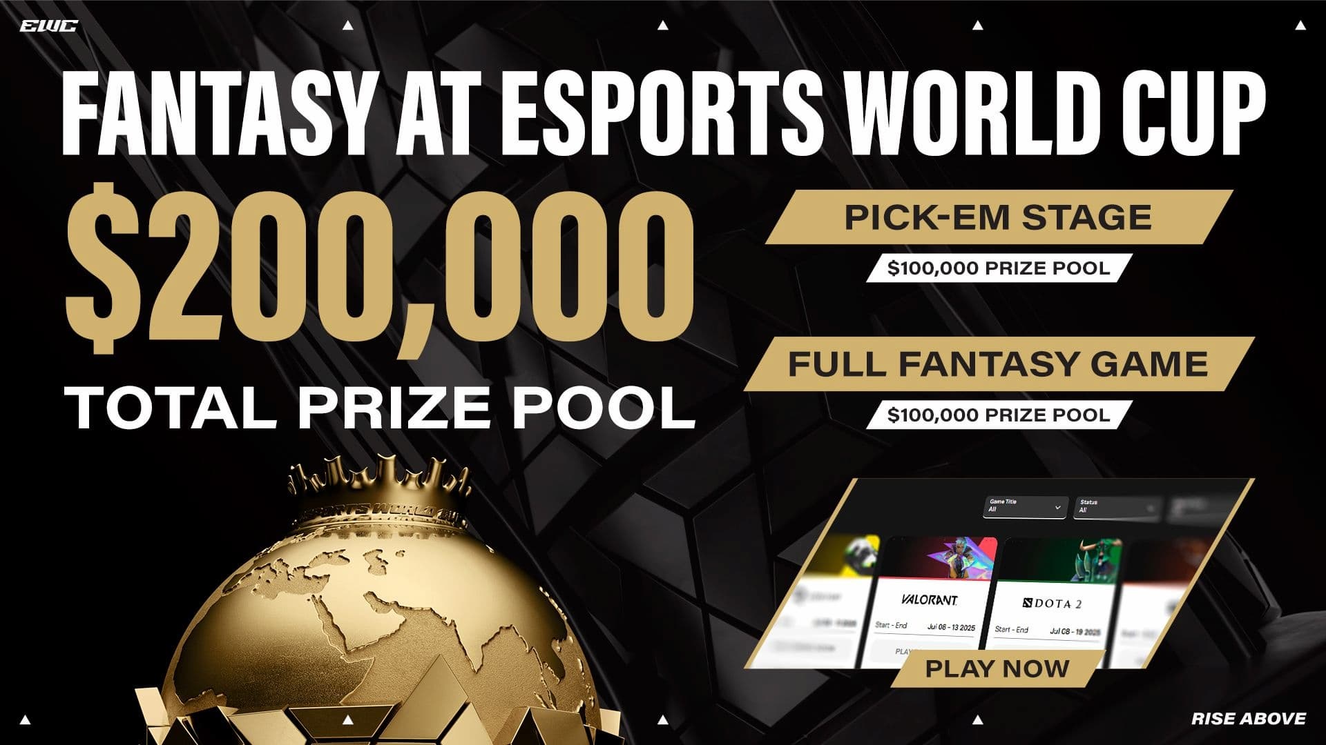 Esports World Cup Fantasy league breakdown