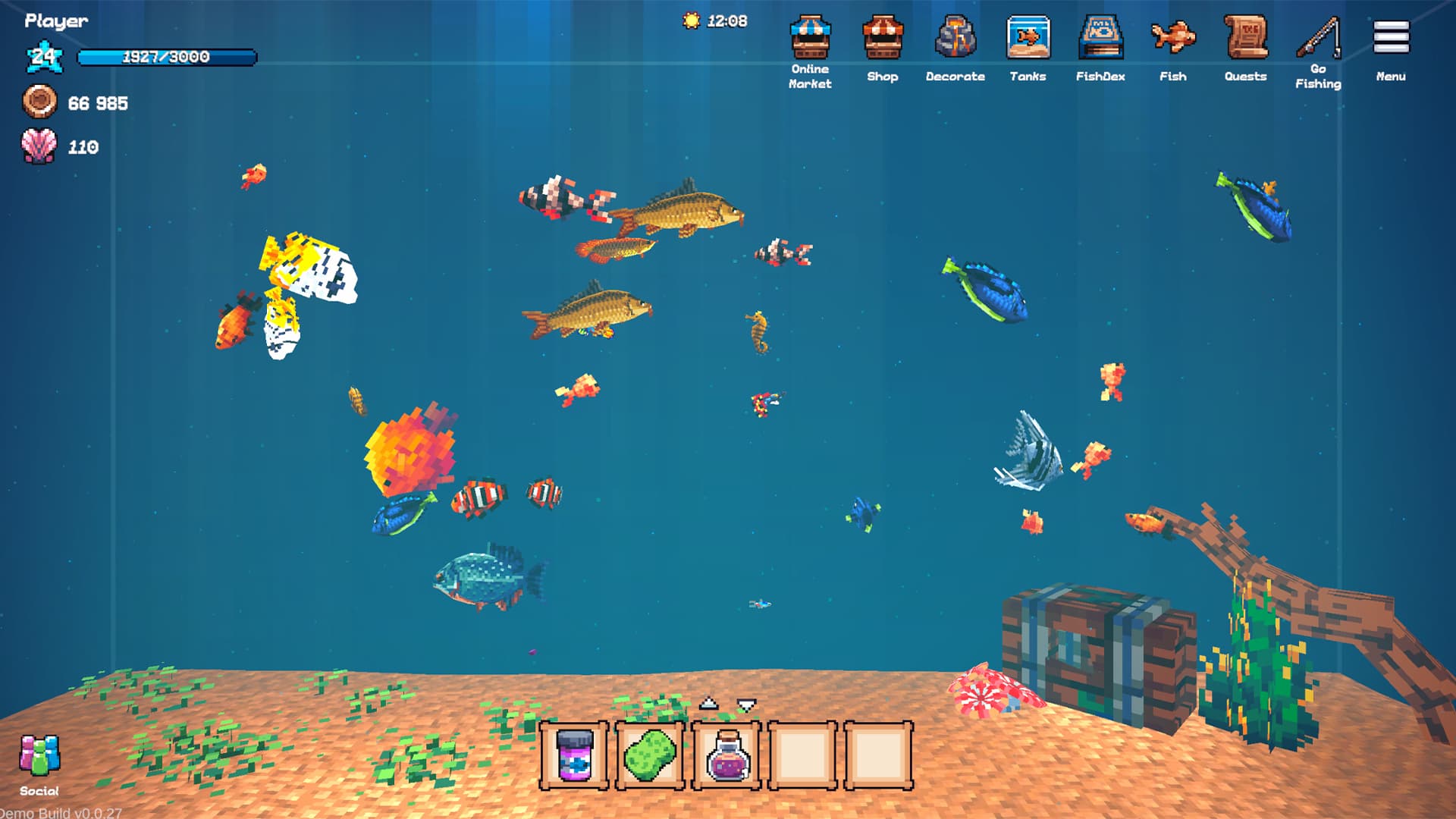 Tiny Aquarium fish tank