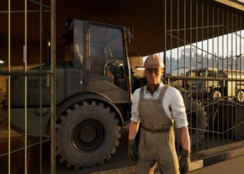 soldier and vehicles in Military Logistics Simulator