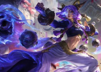 League of Legends Yunara splash art