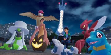 Pokemon Legends Z-A Lumiose City at night