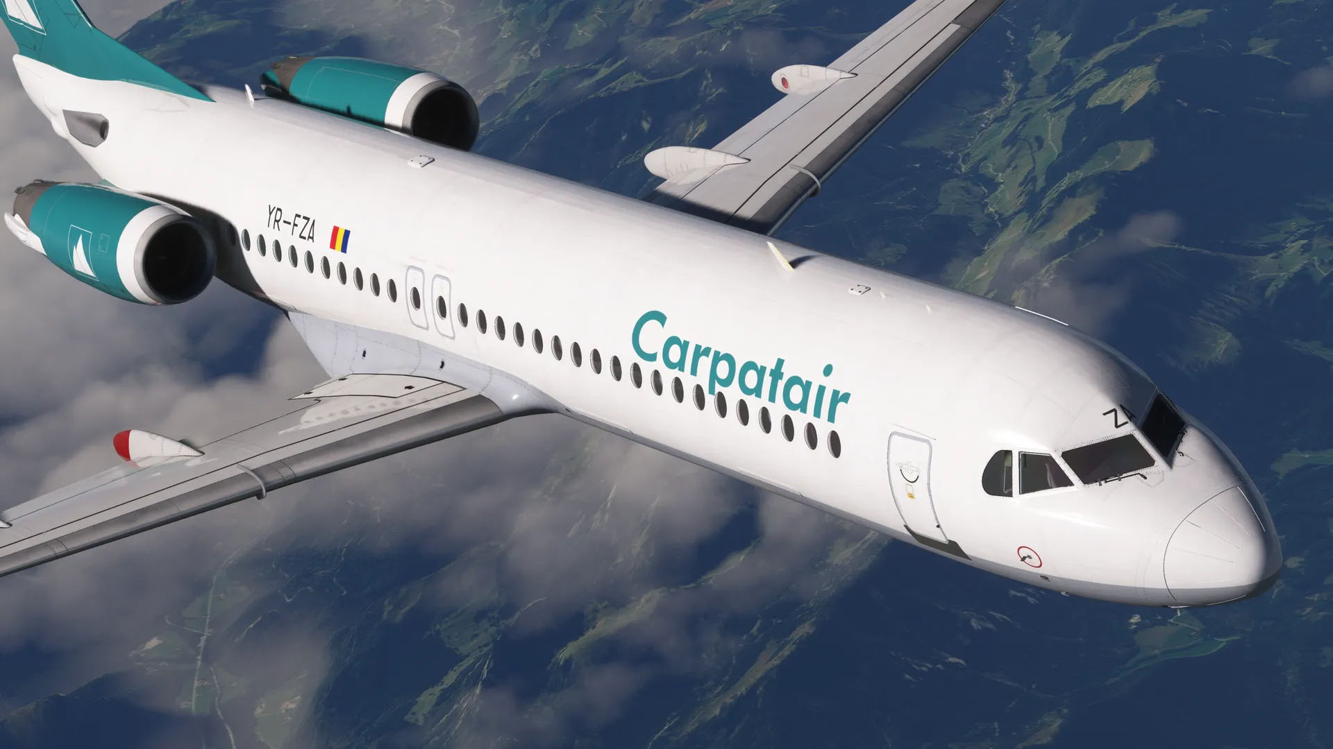 Microsoft Flight Simulator Fokker F100