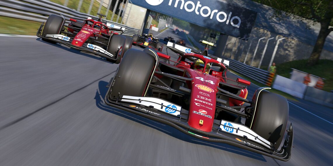 Ferrari cars in EA Sports F1 2025, by Electronic Arts